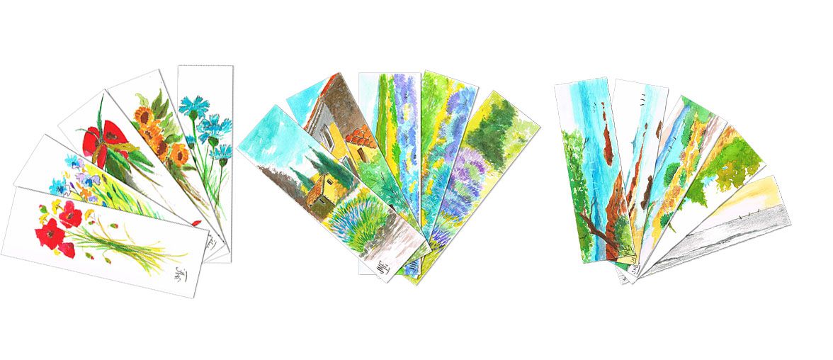 Jean Marie Ferrer artiste peintre les marques pages du peintre