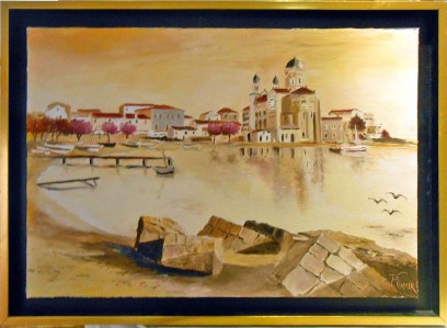 Jean Marie Ferrer artiste peintre de Provence, vente en ligne de tableaux à l'huile au couteau sur toile au couleurs de la Provence. Autrefois à Saint Raphaël.