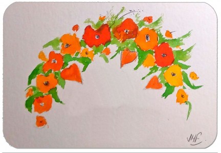 Jean Marie Ferrer artiste peintre de Provence, vente en ligne de cartes postales uniques au couleurs de la Provence. Série "Fête des mères"